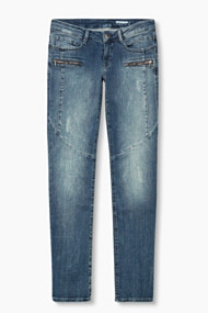 Esprit Cool geconstrueerde stretchjeans Blue Medium Washed for Women