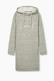 Esprit Sweatjurk met glansprint Pastel Grey for Women