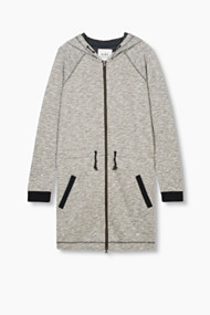 Esprit Lang sweatvest met rits Navy for Women
