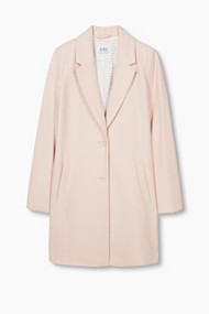 Esprit Katoenmix blazermantel Pastel Pink for Women