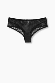 Esprit Short van een nieuwe materiaalmix Black for Women