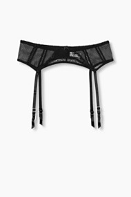 Esprit Jarretellengordel van mesh en kant Black for Women