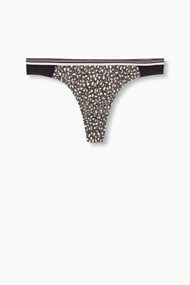 Esprit Hipster-string met dierenprint Taupe for Women