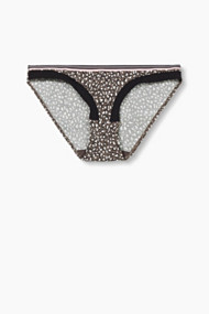 Esprit Hipster-slip met dierenprint Taupe for Women