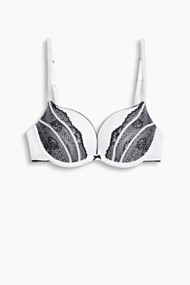 Esprit Push-up-bh met kant en 2-tone look Off White for Women