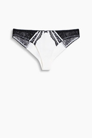 Esprit 2-tone hipster-slip met kant Off White for Women