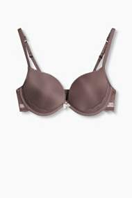 Esprit Push-up-bh met tule en kant Taupe for Women