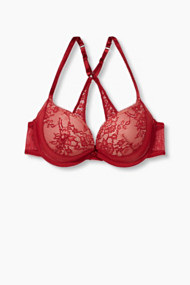 Esprit Beugel-bh van een fijne materiaalmix Dark Red for Women