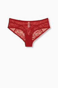 Esprit Hipster van fijne materiaalmix Dark Red for Women