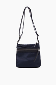 Esprit Geweven tas met gestreepte schouderriem Navy for Women