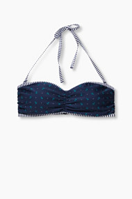 Esprit Gewatteerde bandeautop met motiefmix Ink for Women