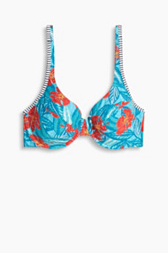 Esprit Ongewatteerde beugeltop, grote cupmaten Turquoise for Women