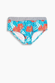 Esprit Short met hibiscusprint en band Turquoise for Women