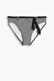 Esprit Slip met stippen en bindband Black for Women