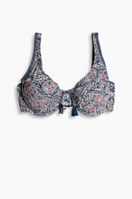 Esprit Ongewatteerde beugeltop, grote cupmaten Dark Blue for Women