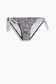Esprit Slip met paisleyprint en sierstrikjes Dark Blue for Women