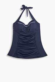 Esprit Gewatteerde top met shaping effect Ink for Women