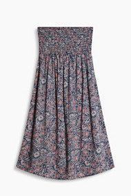 Esprit Soepele bandeaujurk met print Dark Blue for Women