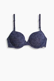 Esprit Gewatteerde bh, multifunctionele bandjes Grey Blue for Women