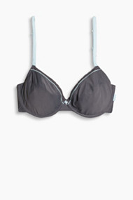 Esprit Ongewatteerde beugel-bh, jacquardpatroon Gunmetal for Women