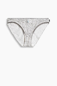 Esprit Hipster-slip met print en kant Off White for Women
