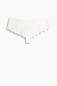 Esprit Brazilian hipster-short, hoogwaardige kant Off White for Women