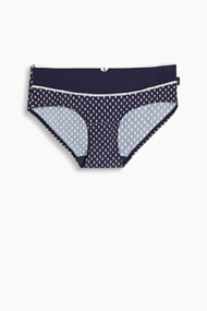 Esprit Hipster-short met een minimal print Navy for Women