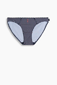 Esprit Zijige hipster-slip met minimal print Navy for Women