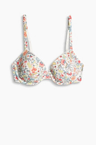 Esprit Gewatteerde beugel-bh met bloemenprint Off White for Women