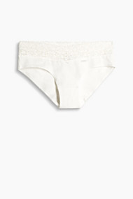 Esprit Hipster-short met kantrandje Off White for Women