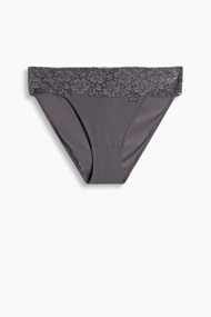 Esprit Zijige hipster-slip met kantrandje Gunmetal for Women