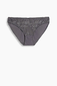 Esprit Hipster-slip met kant voor Gunmetal for Women