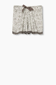 Esprit Zachte pyjamashort met kantrandje Off White for Women