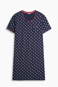 Esprit Nachthemd met print, 100% katoen Navy for Women