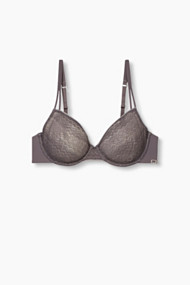 Esprit NYE ongewatteerde beugel-bh van kant Brown Grey for Women