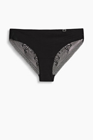 Esprit NYE hipster-slip van microvezel/kant Black for Women