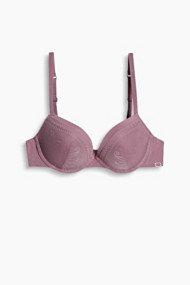 Esprit NYE push-up-bh van jacquardkant Mauve for Women