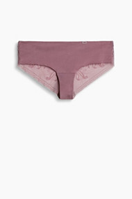 Esprit NYE hipster-short van microvezel en kant Mauve for Women
