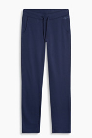 Esprit Zachte sweatbroek van een katoenmix Navy for Women