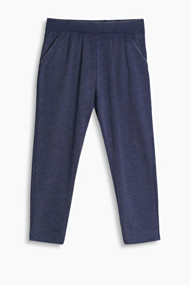 Esprit 7/8-sweatbroek van een zachte katoenmix Navy for Women