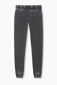 Esprit Sweatbroek met denim look Anthracite for Women