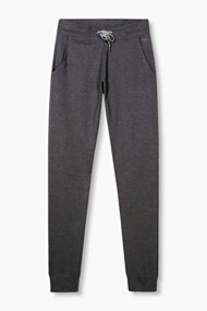 Esprit Sportbroek van dichte stretch-jersey Anthracite for Women