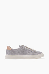 Esprit Canvas sneakers met glitter finish Silver for Women