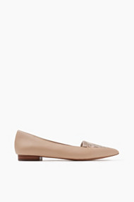 Esprit Elegante loafers met reptielmotief Skin Beige for Women