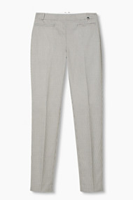 Esprit Broek met fijn pied-de-poule-dessin Black for Women
