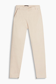 Esprit Smooth satin stretchbroek van twill Pastel Pink for Women