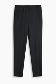 Esprit Businesspantalon met stretch en ritszakken Navy for Women