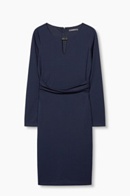 Esprit Stretchjurk met siergedeelte Navy for Women