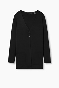 Esprit Elastisch, fijngebreid vest Black for Women