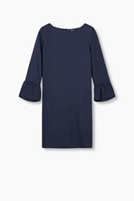 Esprit Modieuze jurk van chiffon Navy for Women